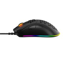 Pelė DELTACO GAMING laidinė, 6400 DPI, RGB, USB, juoda / GAM-108|GAM-108