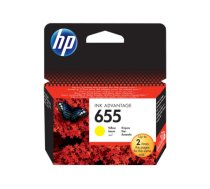 HP 655 ink cartridge yellow 600p|CZ112AE#BHK