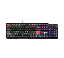 MSI | VIGOR GK41 DUSK LR US | Gaming keyboard | Wired | US | Black | Kailh Red|VIGOR GK41 DUSK LR US