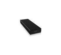 Raidsonic | Black | ICY BOX IB-1816M-C31 External Type-C enclosure for M.2 NVMe SSD|IB-1816M-C31