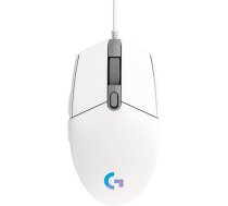 MOUSE USB OPTICAL G102 LIGHTSY/WHITE 910-005824 LOGITECH|910-005824