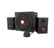 GENESIS Helium 610BT Computer Speakers, Wired, Bluetooth, Black | Genesis | Helium 610BT | Bluetooth | Red/Black | Computer Speakers|NCS-1408