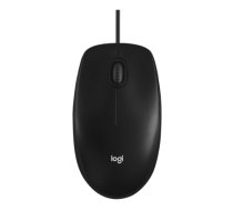 Logitech | Mouse | M100 | Optical mouse | Optical | Wired | Black|910-006652
