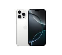 Apple iPhone 16 Pro | White Titanium | 6.3 " | Super Retina XDR display with ProMotion | 2622 x 1206 pixels | A18 Pro | Internal RAM 8 GB | 256 GB | Dual SIM | 4G | 5G | Main     camera resolution 48+12 MP | Secondary camera resolution 12 MP | iOS | 18|MYNJ3HX/A