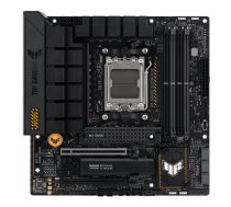 Asus | TUF GAMING B650M-PLUS | Processor family AMD | Processor socket AM5 | DDR5 DIMM | Memory slots 4 | Supported hard disk drive interfaces SATA, M.2 | Number of SATA connectors 4 |     Chipset AMD B650 | micro-ATX|90MB1BG0-M0EAY0