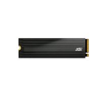 SSD|AGI|750xTBW rating|MTBF 2000000 h|Read speed 7400 MB/s|Write speed 5200 MB/s|NVMe Yes|PCI Express 4.0|M.2|1000 GB|AGI1T0G44AI828-CB|AGI1T0G44AI828-CB