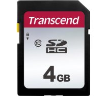 MEMORY SDHC 4GB C10/TS4GSDC300S TRANSCEND|TS4GSDC300S