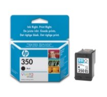 HP 350 Black Ink Cartridge with Vivera Ink, 4,5ml, for HP Officejet J5780, J5785|CB335EE