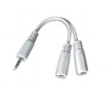 CABLE AUDIO SPLITTER 3.5MM/10CM WHITE CCA-415W GEMBIRD|CCA-415W