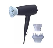 Philips | Hair Dryer | BHD360/20 | 2100 W | Number of temperature settings 6 | Ionic function | Diffuser nozzle | Black/Blue|BHD360/20