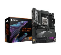 Gigabyte X870 AORUS ELITE WIFI7 | Processor family AMD | Processor socket AM5 | DDR5 | Supported hard disk drive interfaces SATA, M.2 | Number of SATA connectors 4|X870 A ELITE WIFI7