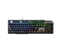 MSI | GK50 Elite | Gaming keyboard | Wired | RGB LED light | US | Black/Silver|VIGOR GK50 ELITE BW US