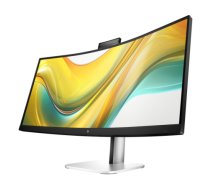 HP 534pm Series 5 Pro WQHD USB-C Curved Conferencing Monitor - 34" 3440x1440 WQHD 400-nit AG, VA, USB-C(100W/15W)/HDMI/DisplayPort, 3x USB-A, speakers, 5MP webcam, RJ-45 LAN, height adjustable/tilt/swivel, 3 years (replaces E34m)|9E0Z2UT#ABB