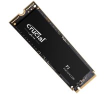 SSD|CRUCIAL|P3|500GB|M.2|PCIE|NVMe|3D NAND|Zarakstīšanas ātrums 1900 MB/sec|Izlasīšanas ātrums 3500 MB/sec|TBW 110 TB|CT500P3SSD8|CT500P3SSD8