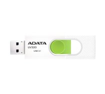 ADATA | UV320 | 64 GB | USB Type-A | White/Green|AUV320-64G-RWHGN