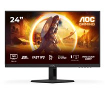 AOC | 24G4HRE | 24 " | Fast IPS | FHD | 16:9 | 200 Hz | 0.5 ms | 1920 x 1080 pixels | 300 cd/m² | HDMI ports quantity 2 | Black|24G4HRE