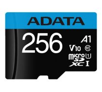 ADATA 256GB Micro SDXC V10 100MB/s + ad.|AUSDX256GUICL10A1-RA1