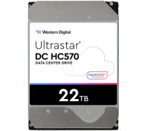 HDD Server WD/HGST ULTRASTAR DC HC570 (3.5’’, 22TB, 512MB, 7200 RPM, SATA 6Gb/s, 512E SE NP3), SKU: 0F48155|WUH722222ALE6L4