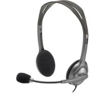 Logitech | Stereo headset | H111 | Built-in microphone | 3.5 mm | Grey|981-000593