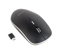 Gembird | Silent Optical Mouse | MUSW-4BSC-01 | Wireless | USB-C | Black|MUSW-4BSC-01