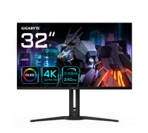 Gigabyte | AORUS FO32U2 EK1 | 31.5 " | OLED | 16:9 | 240 Hz | 0.03 ms | 3840 x 2160 pixels | 250 cd/m² | HDMI ports quantity 2 | Black | Warranty 36 month(s)|AORUS FO32U2 EK1