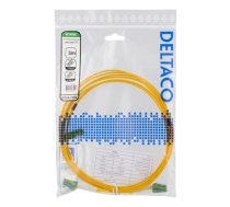 Optinis kabelis DELTACO LC - LC, duplex, singlemode, APC, 9/125, 3m / LCLC-3S-APC|LCLC-3S-APC