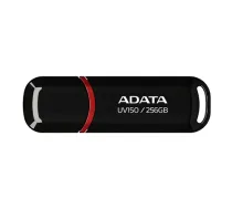 ADATA | USB Flash Drive | UV150 | 256 GB | USB Type-A | Black|AUV150-256G-RBK