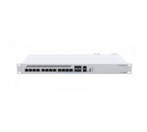 MikroTik Cloud Router Switch 312-4C+8XG-RM with RouterOS L5, 1U rackmount Enclosure|CRS312-4C+8XG-RM