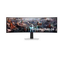 Monitor|SAMSUNG|Odyssey OLED G9 G93SC|49"|Gaming/Curved|Panel OLED|5120x1440|32:9|240Hz|0.03 ms|Height adjustable|Tilt|Colour Silver|LS49CG934SUXEN|LS49CG934SUXEN