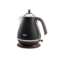 Delonghi | Icona Vintage | KBOV2001BK | Standard kettle | 2000 W | 1.7 L | Stainless steel | 360° rotational base | Black|KBOV2001BK