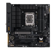 Asus | TUF GAMING B760M-PLUS WIFI D4 | Processor family Intel | Processor socket LGA1700 | DDR4 DIMM | Memory slots 4 | Supported hard disk drive interfaces SATA, M.2 | Number of SATA     connectors 4 | Chipset Intel B760 | mATX|90MB1DG0-M0EAY0