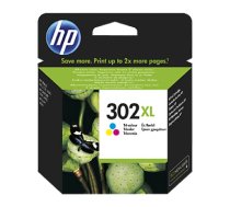 HP 302XL High Yield Tri-Color Ink Cartridge, 330 pages, for HP Officejet 3830,3834,4650, Deskjet 2130,3630,1010, Envy 4520|F6U67AE