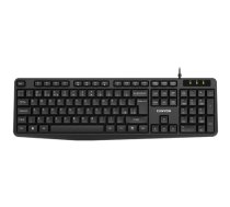 CANYON keyboard KB-1 EN Wired Black|CNE-CKEY01