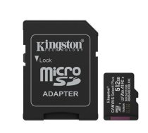 Kingston Canvas Select Plus | 512 GB | microSD | Flash memory class Class 10, UHS-I, U1/U3, video class 10/30, A1|SDCS3/512GB