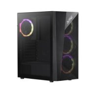 Case|ADATA|XPG LANDER 500|MidiTower|Case product features Transparent panel|Not included|ATX|MicroATX|MiniITX|Colour Black|LANDER5004A-BKCWW|LANDER5004A-BKCWW