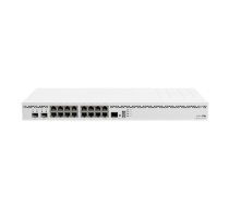 Mikrotik Cloud Core Router CCR2004-16G-2S+, 2x10G SFP+ ports, 16x Gigabit LAN ports, 1x RJ45 Serial port, 4 core CPU, 4 GB RAM, Dual redundant power supply, CPU and PCB temperature monitor, RouterOS L6 | MikroTik | Cloud Core Router | CCR2004-16G-2S+ | No|CCR2004-16G-2S+