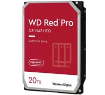 HDD NAS WD Red Pro CMR (3.5'', 20TB, 512MB, 7200 RPM, SATA 6Gbps, 300TB/year)|WD201KFGX