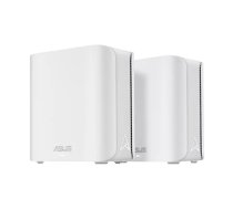 Asus | Dual-band WiFi 7 AiMesh Extendable Router | ZenWiFi BD4 (2pk) | 802.11be | 3600 Mbit/s | 3600 Mbit/s | Ethernet LAN (RJ-45) ports 2 | Mesh Support Yes | MU-MiMO Yes | Antenna type Internal|90IG0960-MO3C20