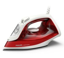 Philips Steam Iron | DST2010/40 2000 Series | Steam Iron | 2000 W | Water tank capacity 250 ml | Continuous steam 25 g/min | Steam boost performance 100 g/min | Red|DST2010/40
