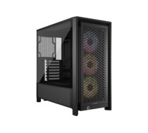 Corsair PC Case | Frame 4000D RS ARGB Modular | Black | Mid-Tower|CC-9011296-WW