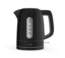 Adler Kettle | AD 1380b | Electric | 2200 W | 1 L | Polypropylene | 360° rotational base | Black|AD 1380b