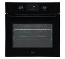 Midea Oven | MBO65M80D2-BK | 70 L | Electric | Aqua Clean/Hydro Clean | Mechanical | Convection | Height 59.5 cm | Width 57.5 cm | Black|MBO65M80D2-BK