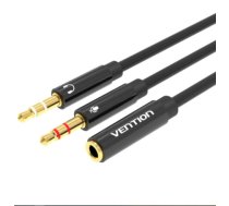 CABLE AUDIO 2X3.5MM TO 3.5MM/0.3M BBTBY VENTION|BBTBY