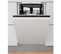 Whirlpool Dishwasher | WSIP 4O33 PFE | Built-in | Width 44.8 cm | Number of place settings 10 | Number of programs 9 | Energy efficiency class D | Display | Black|WSIP 4O33 PFE