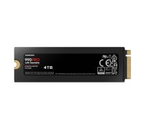 Samsung | 990 PRO with Heatsink | 4000 GB | SSD form factor M.2 2280 | Solid-state drive interface M.2 NVME | Read speed 7450 MB/s | Write speed 6900 MB/s|MZ-V9P4T0CW
