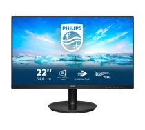 Philips | LCD monitor | 222V8LA/00 | 21.5 inch (54.6 cm) " | VA | FHD | 16:9 | 75 Hz | 4 ms | 1920 x 1080 pixels | 250 cd/m² | Headphone out | HDMI ports quantity 1 | Black|222V8LA/00