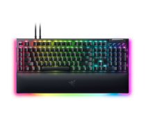 Razer | Mechanical Gaming Keyboard | BlackWidow V4 Pro | Gaming Keyboard | Wired | RGB LED light | US | Black | Numeric keypad | Green Switches|RZ03-04680100-R3M1