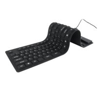Gembird | Flexible keyboard | Wired | US|KB-109F-B