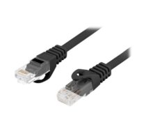 Lanberg | Patch cable - CAT 6 | RJ-45 - male | RJ-45 - male | RJ-45 | Black|PCU6-10CU-0025-BK