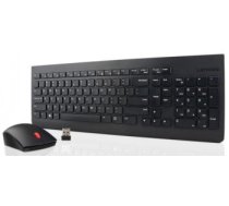 Lenovo | Essential | Essential Wireless Keyboard and Mouse Combo - US English with Euro symbol | Keyboard and Mouse Set | Wireless | Mouse included | US | Black | Numeric keypad | Wireless     connection|4X30M39497